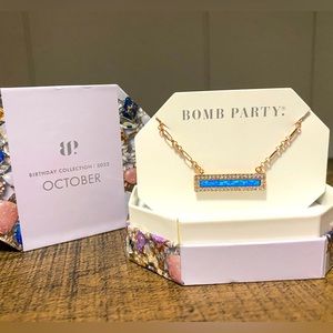 Bomb Party October Birthday Collection 2022 - THE BAR OF HOPE Necklace
